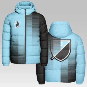 Support Core Hooded Cotton Jacket, Everyday Comfort Sport Puffer HVN1314MU