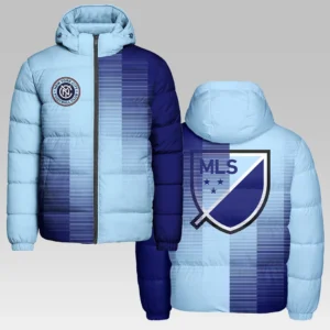 Fan Flow Hooded Cotton Jacket, Classic Cozy Supporter Jacket HVN1314NY