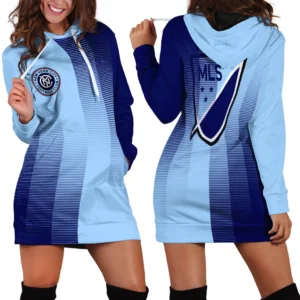 Goal Rising Hoodie Dress, Lifestyle Women's Hoodie Dress HVN1314NY