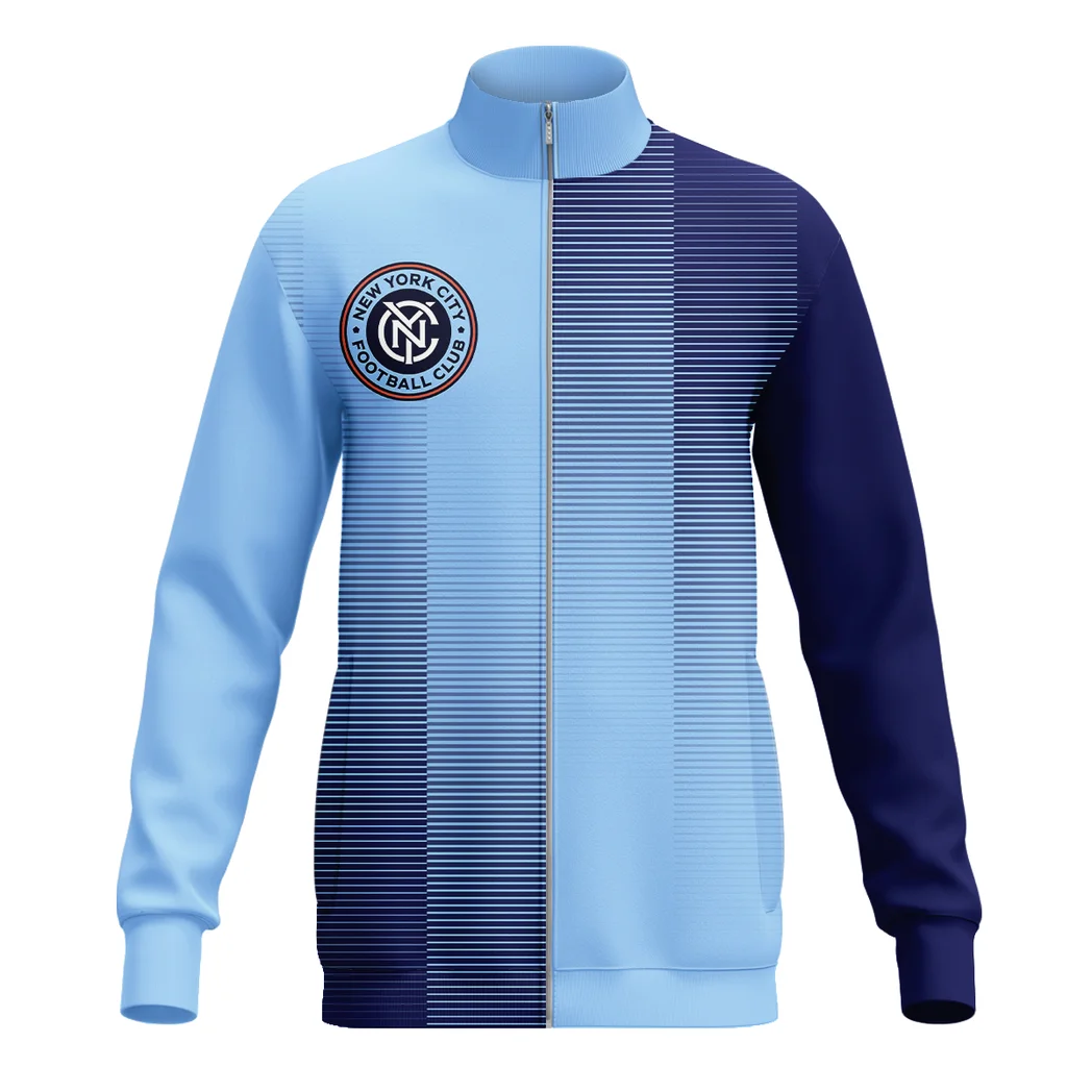 Kick Rhythm Stand Collar Jacket, Casual Fit Game Day Ready Jacket HVN1314NY - Image 2