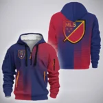 Goal Rising Hoodie Half Zip 3D, Supporter Style Half-Zip Hoodie HVN1314RS