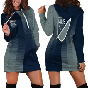 Play Rhythm Hoodie Dress, Athletic Women's Hoodie Dress HVN1314SD