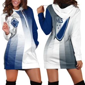 Game Spirit Hoodie Dress, Athletic Women's Hoodie Dress HVN1314VW