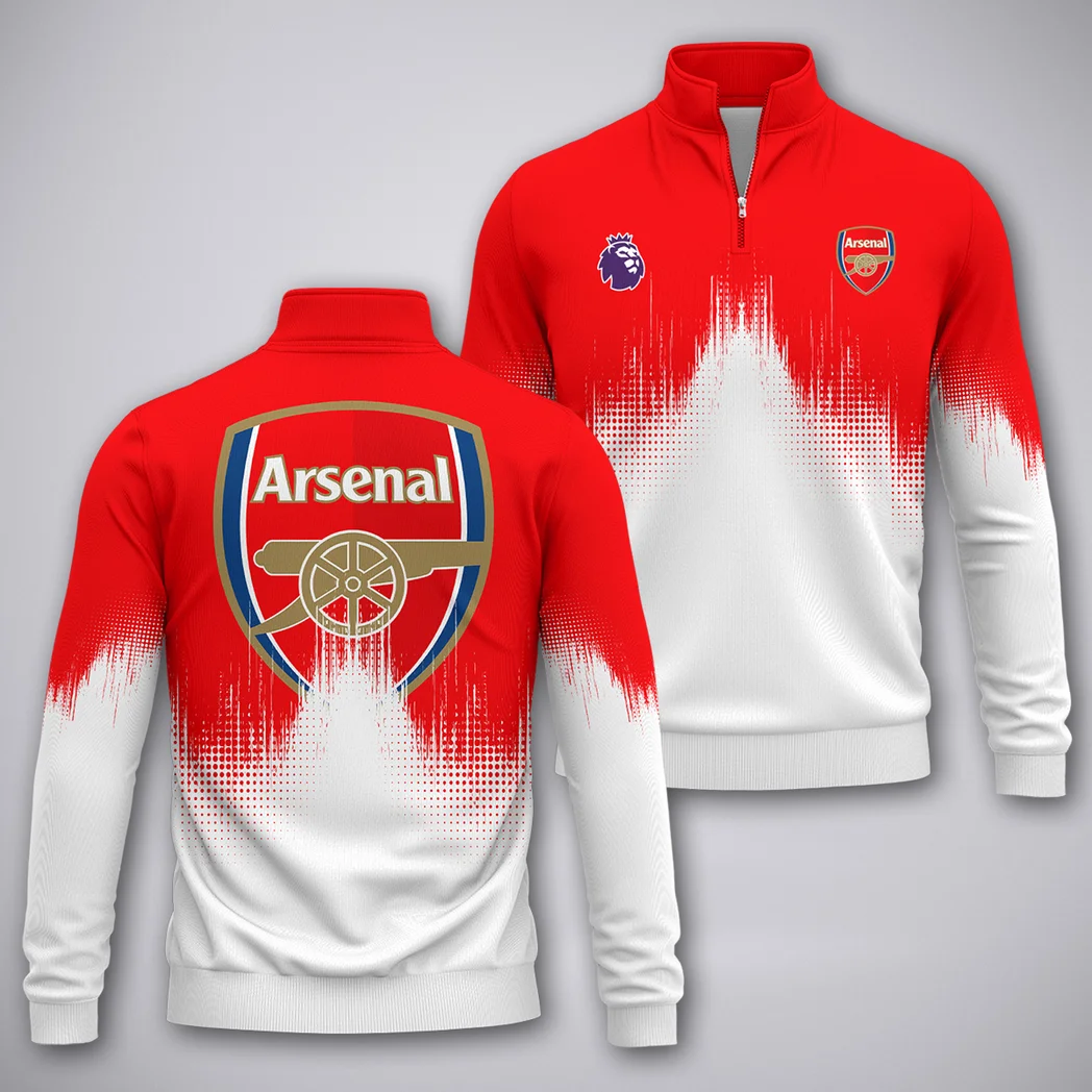 London Red Army Quarter-Zip Sweatshirt Game Day Quarter-Zip ComfortHVN1323AR