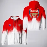 London Red Army Zipper Hoodie Athletic Fan Full-Zip HoodieHVN1323AR