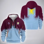 Ocean Blue Pride Hoodie Half Zip Game Day Half-Zip HoodieHVN1323AV