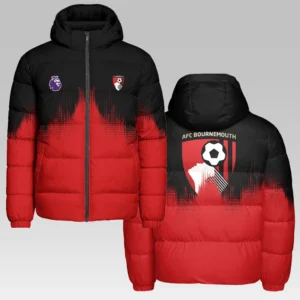 South Coast Reds Hooded Cotton Jacket Classic Cozy Supporter JacketHVN1323BO