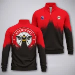 Capital Bee Crew Quarter-Zip Sweatshirt Football Fan Quarter-Zip FitHVN1323BR