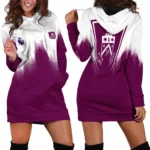 Northern Pride Crew Hoodie Dress Casual Women's Hoodie DressHVN1323BU