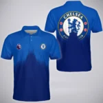 Capital Blue Support Polo Shirt Casual Sport Fan PoloHVN1323CH