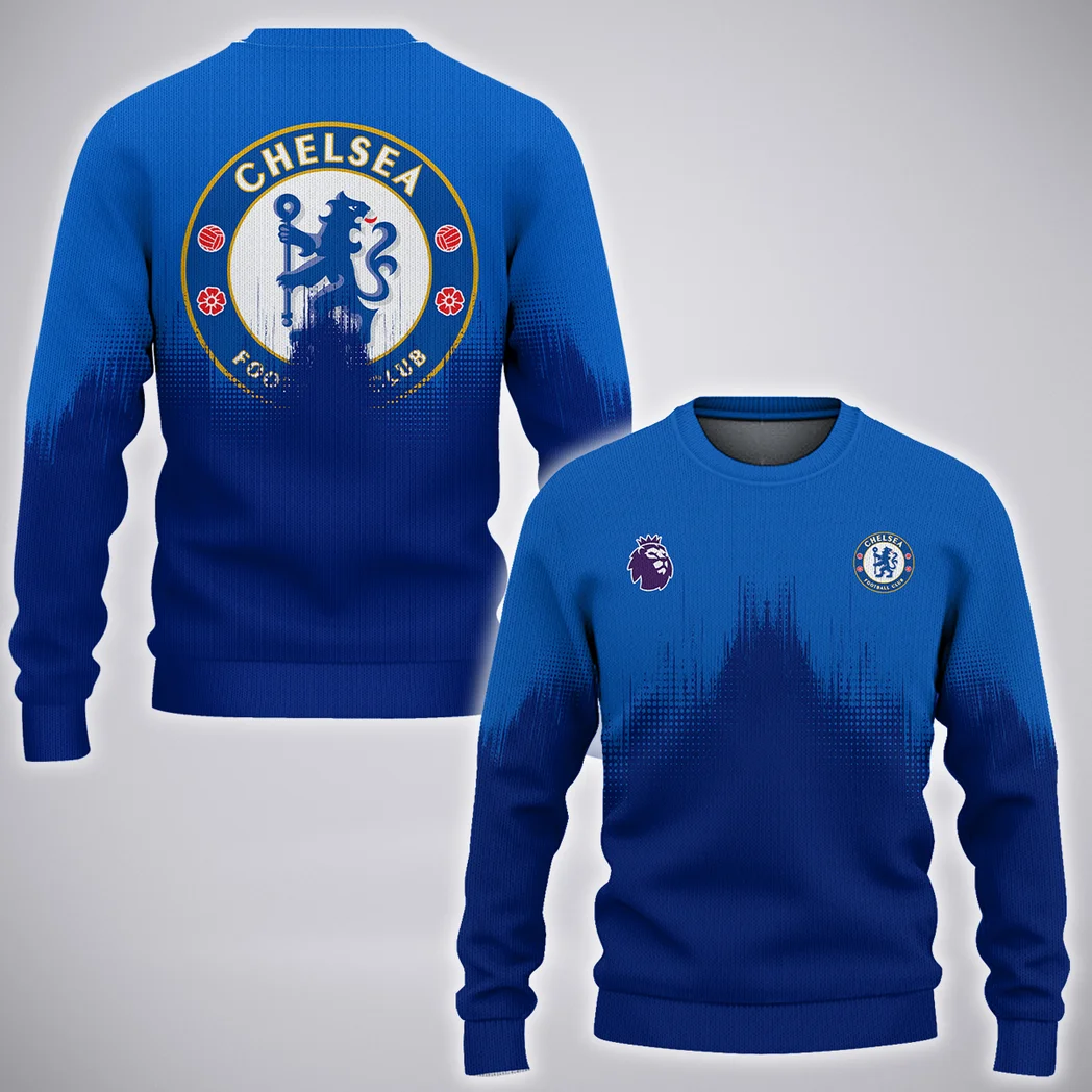 Capital Blue Support Sweatshirt Heritage Retro Fan SweatshirtHVN1323CH