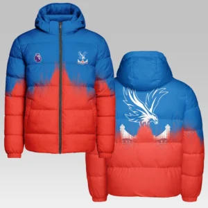 Red Blue Pride Hooded Cotton Jacket Sport Culture Street PufferHVN1323CP