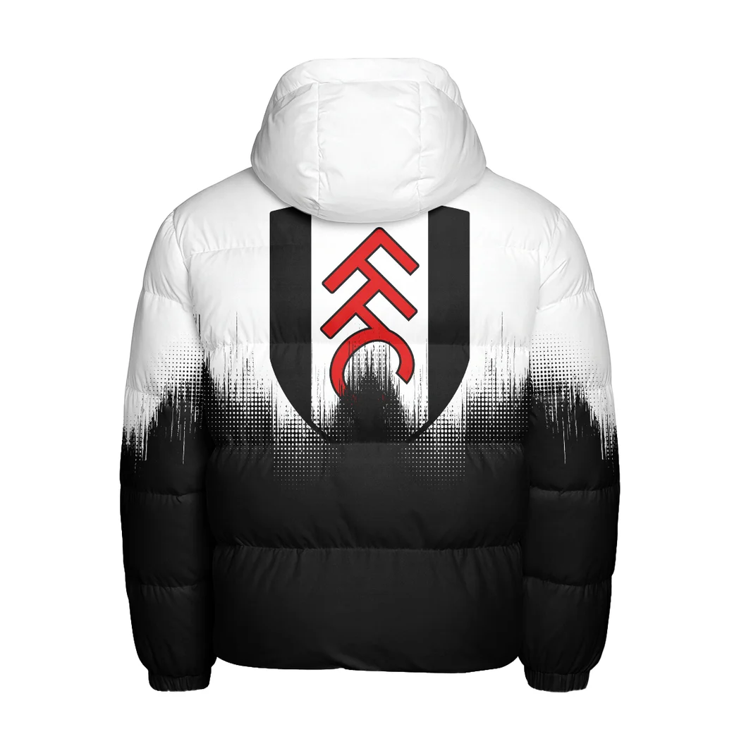 Thames White Squad Hooded Cotton Jacket Athletic Fit Fan JacketHVN1323FU - Image 3