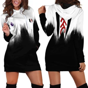 Thames White Squad Hoodie Dress Performance Women's Hoodie DressHVN1323FU