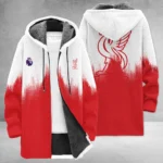 Mersey Red Squad Fleece Windbreaker Jacket Stylish Fleece WindbreakerHVN1323LI