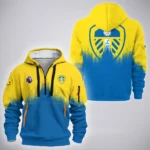 Classic White Supporters Hoodie Half Zip Modern Sport HoodieHVN1323LU