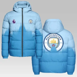 Northern Blue Army Hooded Cotton Jacket Performance Warmth Fan JacketHVN1323MC