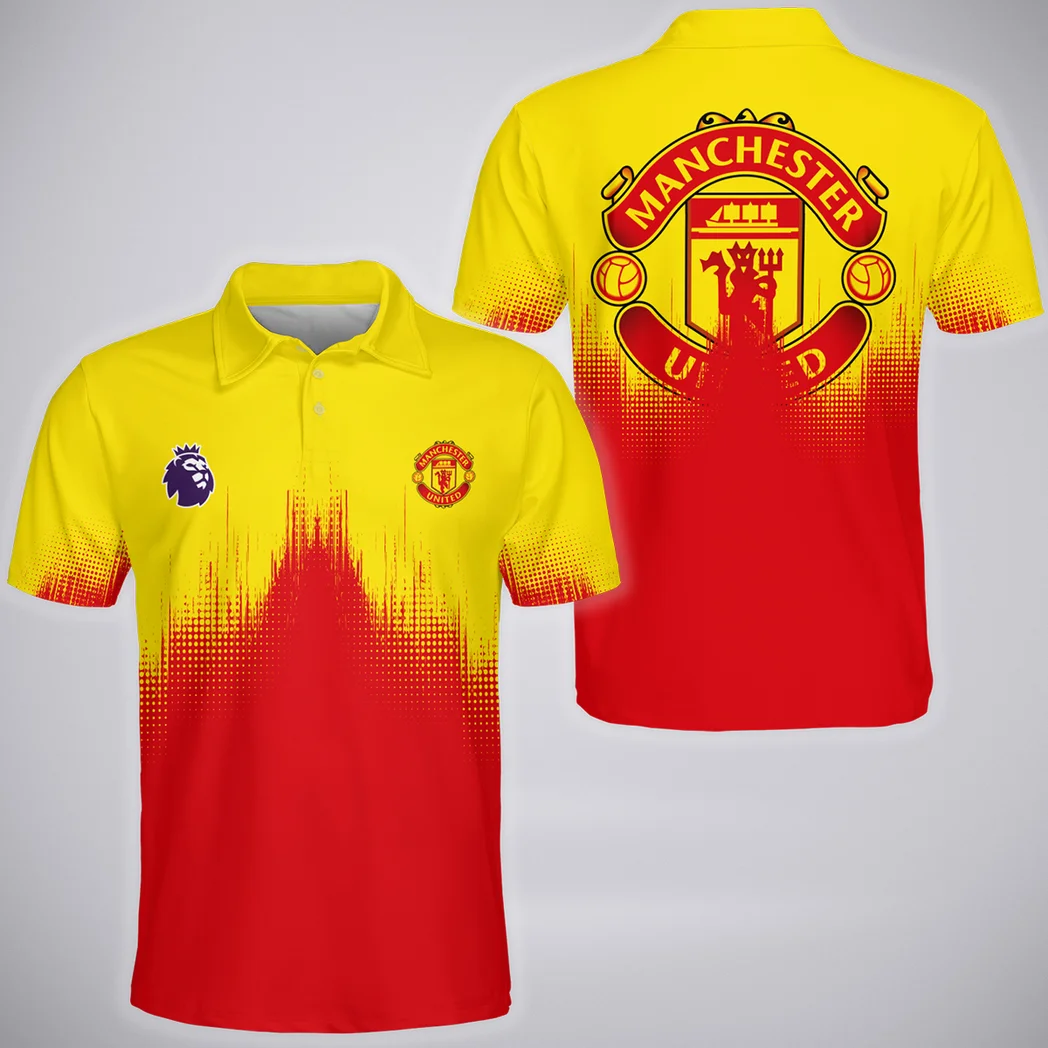 Red Shirt Side Polo Shirt True Fan Polo ShirtHVN1323MU