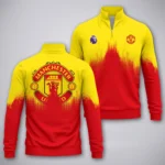 Red Shirt Side Quarter-Zip Sweatshirt Athletic Spirit Quarter-Zip WearHVN1323MU