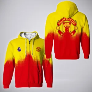 Red Shirt Side Zipper Hoodie Supporter Spirit HoodieHVN1323MU