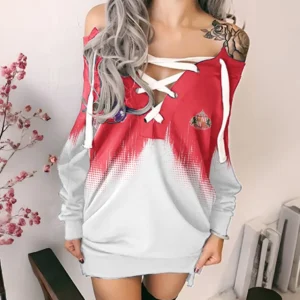 Game Day Culture Lace-Up Sweatshirt Active Game Day TunicHVN1323SU