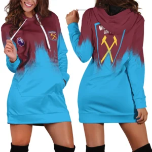 Leeds Heritage Fans Hoodie Dress Everyday Women's Hoodie DressHVN1323WH