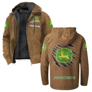 Crop Harvester Flannel Hoodie, Motor-Inspired Flannel HVN1327JD - Camel