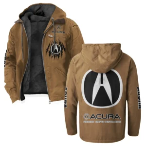 Premium Sedan Flannel Hoodie, Road-Ready Flannel Hoodie HVN1328AC - Camel