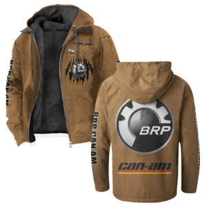 Off-Road Adventure Bike Flannel Hoodie, Bold Automotive Hoodie HVN1328BR - Camel