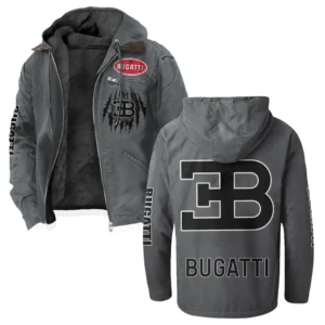 Prestige Coupe Flannel Hoodie, Gearhead Style Hoodie HVN1328BU - Gray