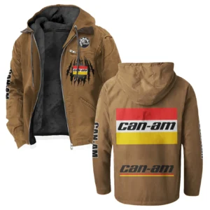 Off-Road Adventure Bike Flannel Hoodie, Classic Garage Hoodie HVN1328CA - Camel