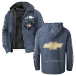 American Pony Car Flannel Hoodie, Everyday Driver Hoodie HVN1328CH - Navy Blue