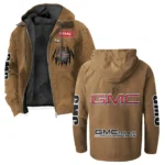 Commercial Vehicle Flannel Hoodie, Bold Driver's Flannel HVN1328GM - Camel