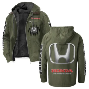 Touring Motorcycle Flannel Hoodie, Custom Car Fan Hoodie HVN1328HM - Green