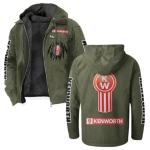 Road-Ready Truck Flannel Hoodie, Road Life Flannel HVN1328KE - Green