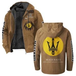 Supercar Flannel Hoodie, Garage-Ready Flannel Shirt HVN1328MA - Camel