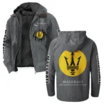 Supercar Flannel Hoodie, Garage-Ready Flannel Shirt HVN1328MA - Gray