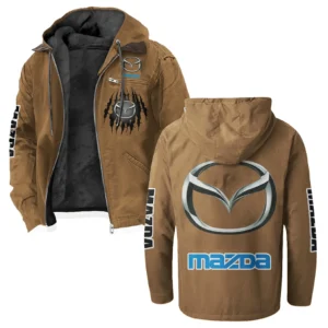 Mid-Size Sedan Flannel Hoodie, Driven Style Hoodie HVN1328MA - Camel