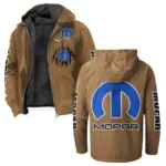 Powertrain Upgrades Flannel Hoodie, Custom Garage Hoodie HVN1328MO - Camel