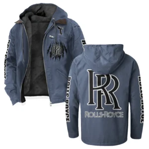 Ultra-Luxury Car Flannel Hoodie, Rider's Everyday Hoodie HVN1328RR - Navy Blue