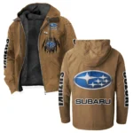 Performance Hatchback Flannel Hoodie, Bold Automotive Hoodie HVN1328SU - Camel