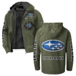 Performance Hatchback Flannel Hoodie, Bold Automotive Hoodie HVN1328SU - Green