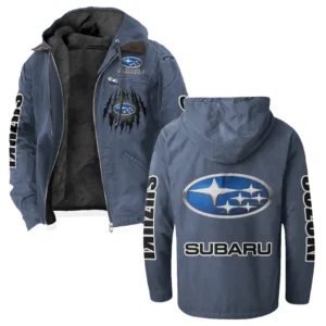 Performance Hatchback Flannel Hoodie, Bold Automotive Hoodie HVN1328SU - Navy Blue
