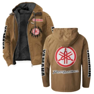 Off-Road Bike Flannel Hoodie, Ride-Ready Hooded Style HVN1328YA - Camel