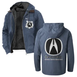 Premium Sedan Flannel Hoodie, Classic Garage Hoodie HVN1330AC - Navy Blue