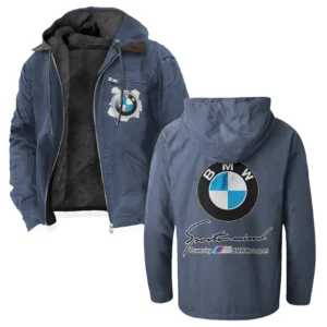 Racing Car Flannel Hoodie, Street-Ready Rider Hoodie HVN1330BM - Navy Blue