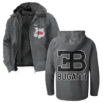 Prestige Coupe Flannel Hoodie, Everyday Driver Hoodie HVN1330BU - Gray