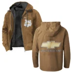 American Pickup Truck Flannel Hoodie, Classic Garage Hoodie HVN1330CE - Camel