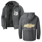 American Pickup Truck Flannel Hoodie, Classic Garage Hoodie HVN1330CE - Gray