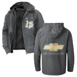 American Pickup Truck Flannel Hoodie, Classic Garage Hoodie HVN1330CE - Gray